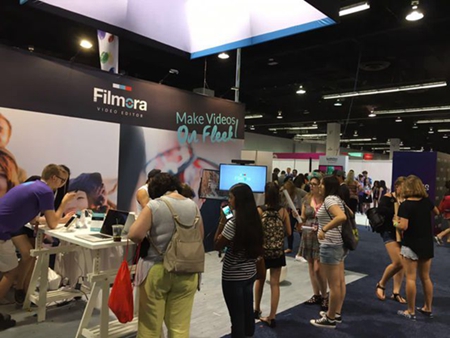 万兴科技携Filmora亮相全球网红展