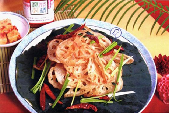 特色腐乳菜:洞庭回锅藕