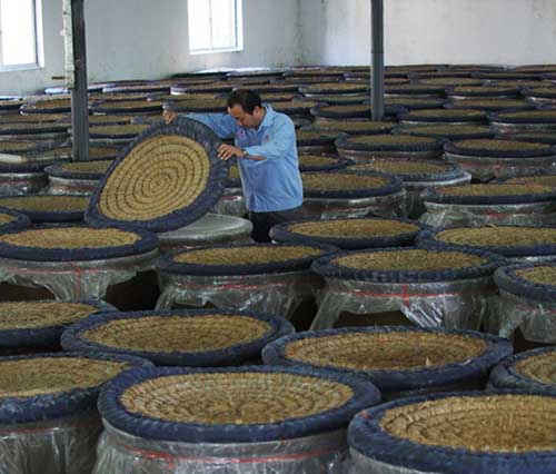 江苏丹阳:非遗封缸酒 冬季酿造忙