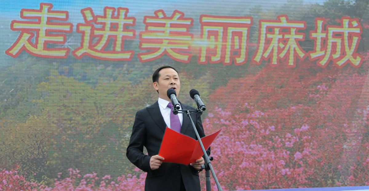 中共麻城市委书记杨遥致辞