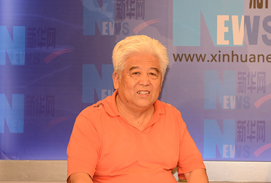 马振声在新华网访谈现场