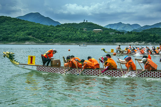 2015金海湖國際龍舟邀請賽在北京平谷舉行