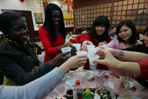 海地留学生北京过年