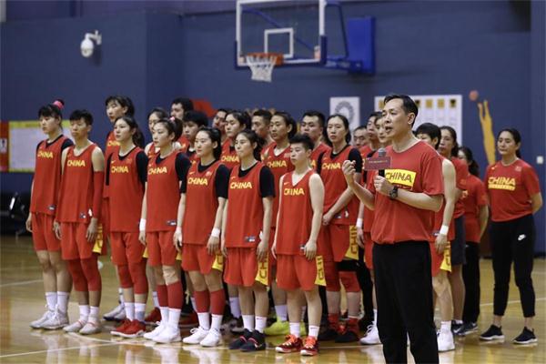 中国女篮新春媒体公开训练在京举行