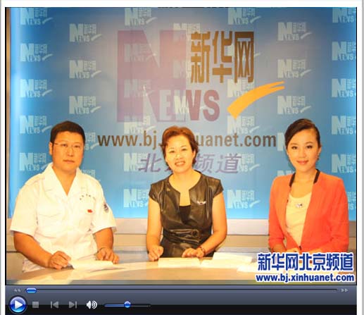 陈开红、朱庆生做客新华网