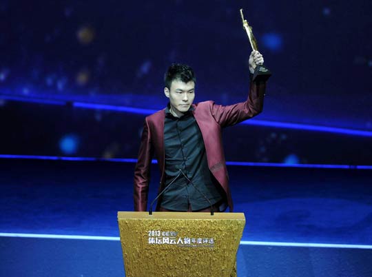 李金哲获得体坛风云人物年度最佳新人奖